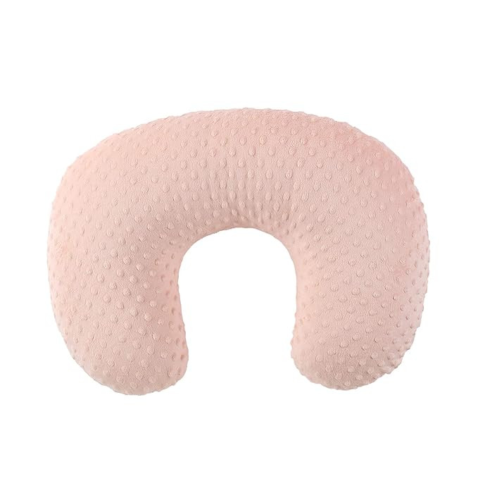 Nursing Pillow Cover Breastfeeding Pillow Cases Minky Dot Slipcover (LightPink) | Amazon (US)