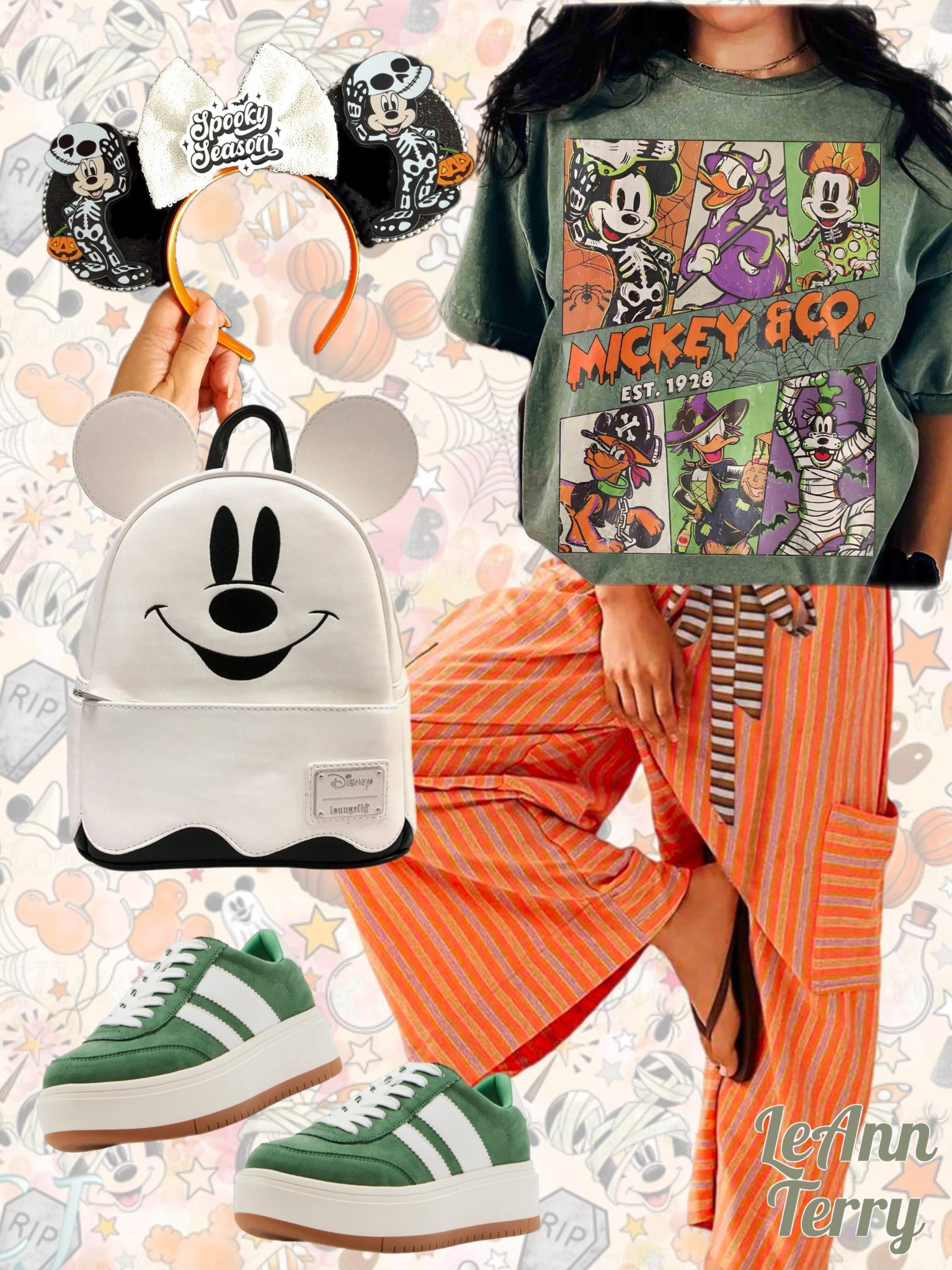 🖤🎃 Disney magic meets spooky vibes! 👻🍂
Rocking the cutest Mickey &amp; Friends Halloween tee, ghostly Minnie ears, and the must-have Mickey ghost backpack. Perfect for a day at the parks or just adding some festive fun to your fall outfits. 🏰✨

#DisneyStyle #SpookySeason #DisneyHalloween #LTKSeasonal #LTKFall #LTKUnder50 #MickeyAndFriends #DisneyOOTD #ParkDayStyle #LTKHoliday
