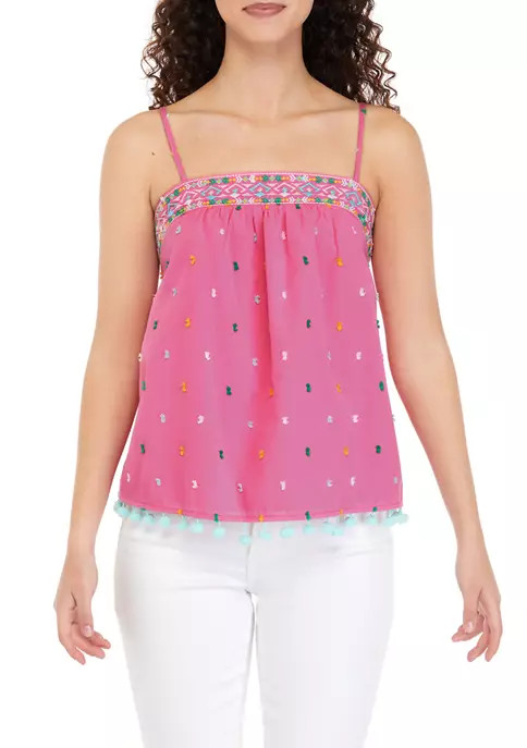 Women's Embroidered Babydoll Top | Belk
