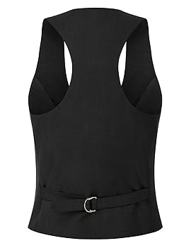 GRACE KARIN Womens Vest Top 2025 Trendy Academia Steampunk Waistcoat Racerback Vest Blazer（Runs... | Amazon (US)