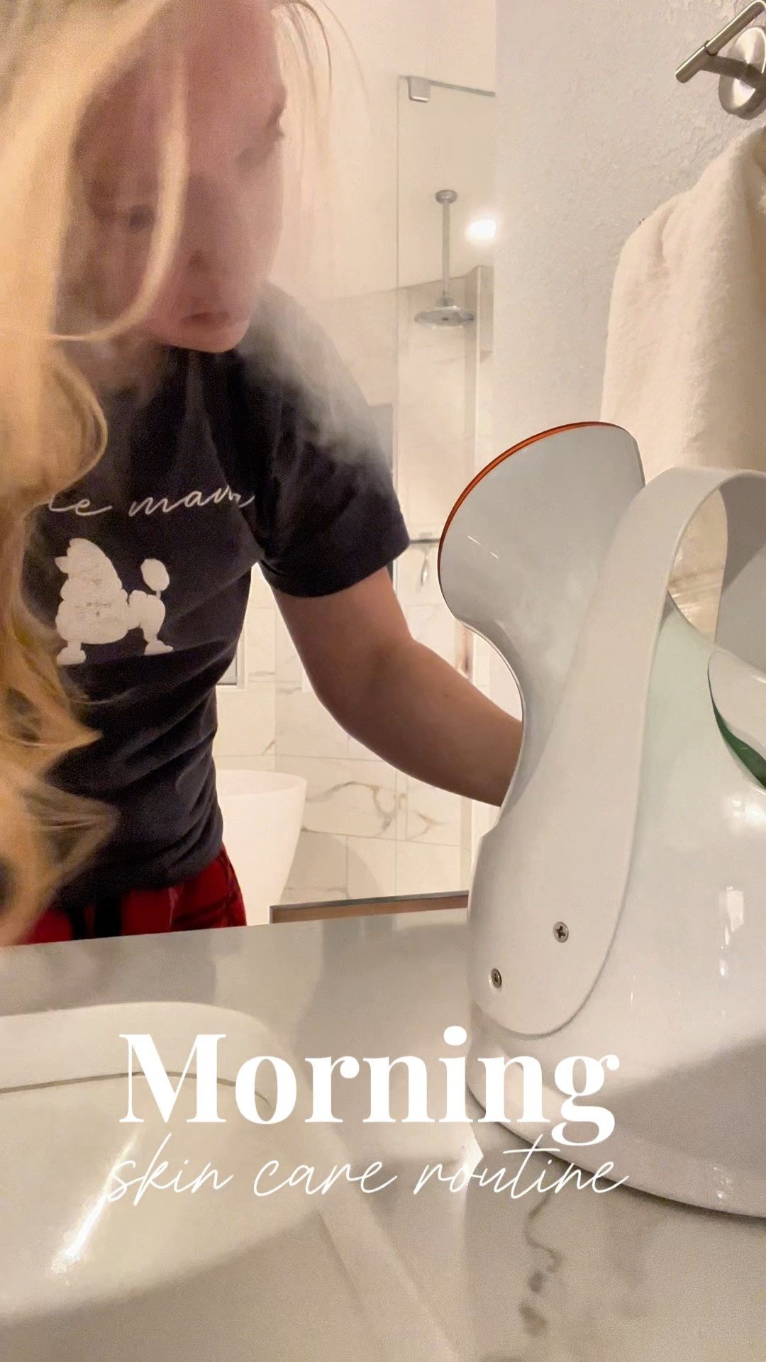 My morning skincare routine consists of a facial steam that makes my skincare products really sink in! Linking my face serums, moisturizer, and sunscreen. I recently started using the Hydrinity skincare line through my local med spa and I’m in love with their vitamin c moisturizer!
Skin care, grwm, skincare routine, beauty routine, face cream, moisturizer, spf 

#LTKWatchNow #LTKBeauty