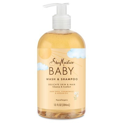 SheaMoisture Baby Wash & Shampoo Raw Shea + Chamomile + Argan Oil Calm & Comfort for All Skin Types - 13 fl oz | Target