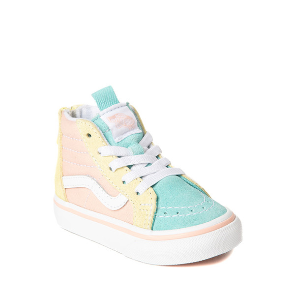Vans Sk8-Hi Zip Skate Shoe - Baby / Toddler - Pastel Color-Block | Journeys