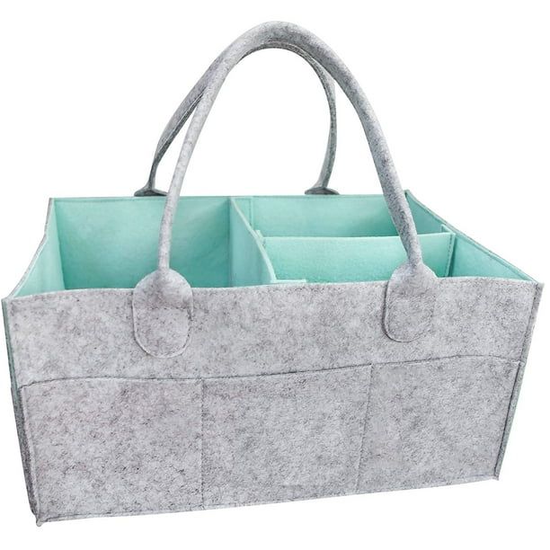 Baby Diaper Caddy Organizer - Baby Shower Gift Basket For Boys Girls | Diaper Tote Bag | Nursery ... | Walmart (US)