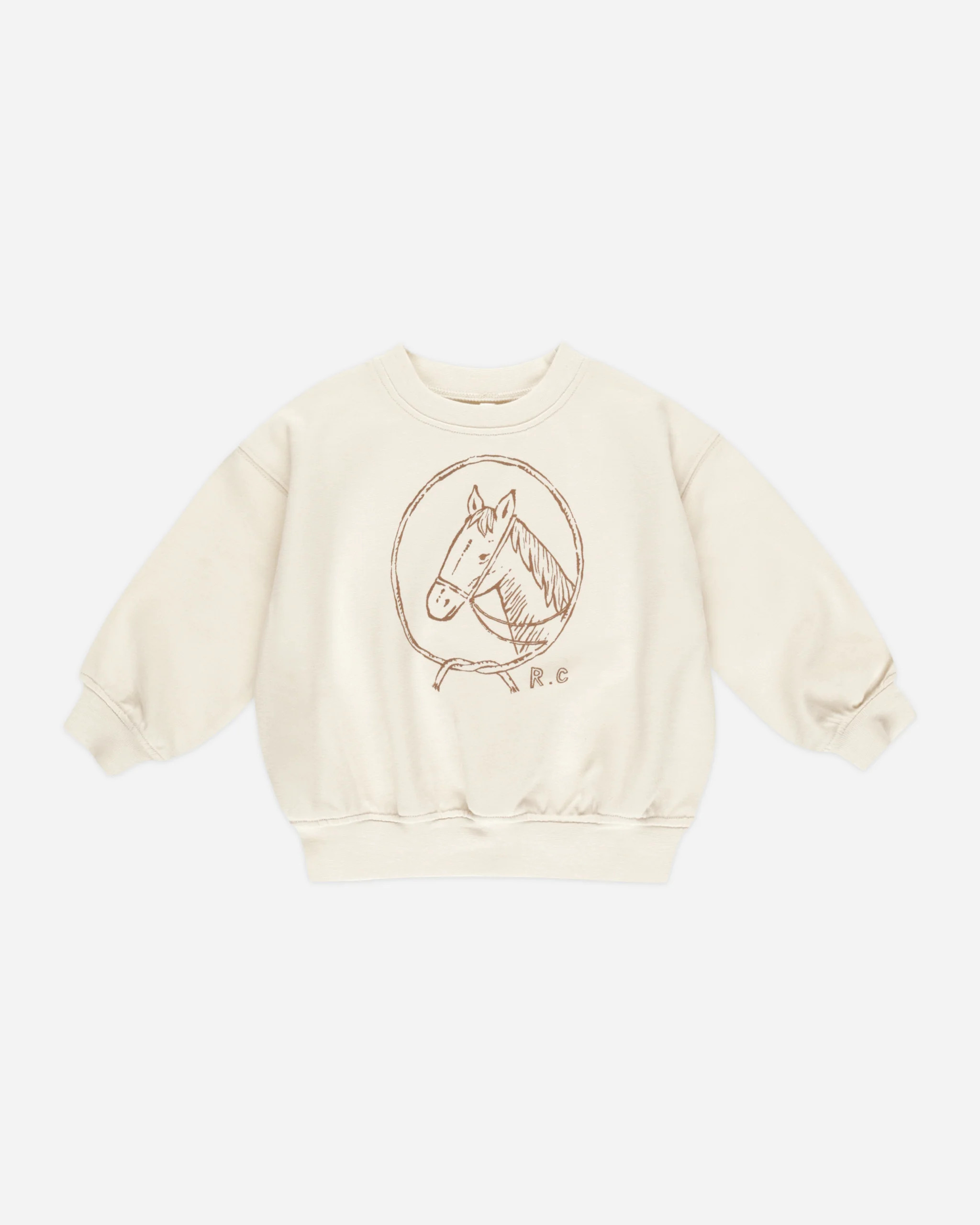 Relaxed Sweatshirt || Horse | Rylee + Cru