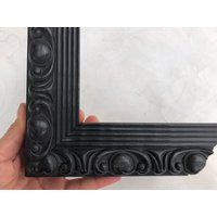 2"" Ornate Satin Black Picture Frame, Carved Gothic A5 A4 A3 A1 5x7 8x8 8x10 8.5x11 9x12 10x10 12x12 11x14 16x20 18x24 24x30 | Etsy (US)