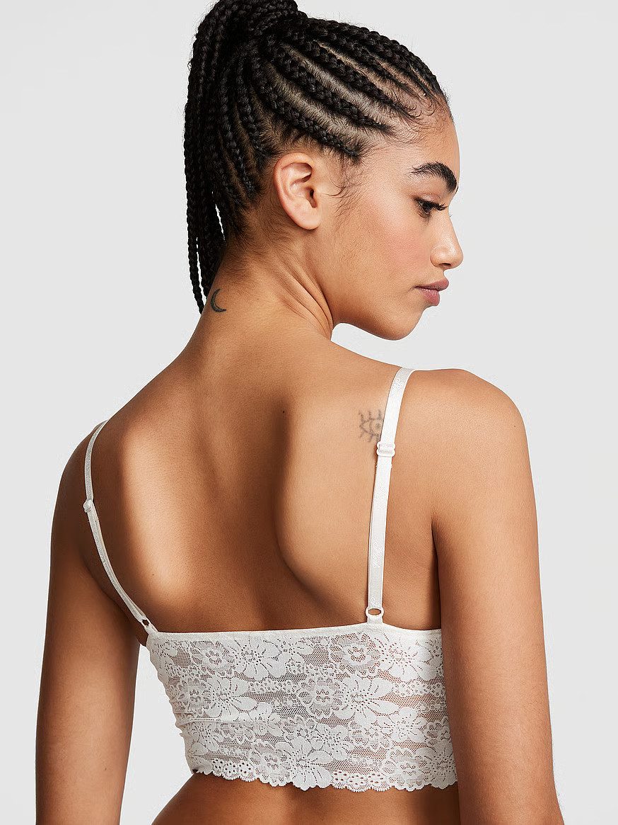 Buy Wink Longline Bralette - Order Bralettes online 5000009773 - PINK US | Victoria's Secret (US / CA )