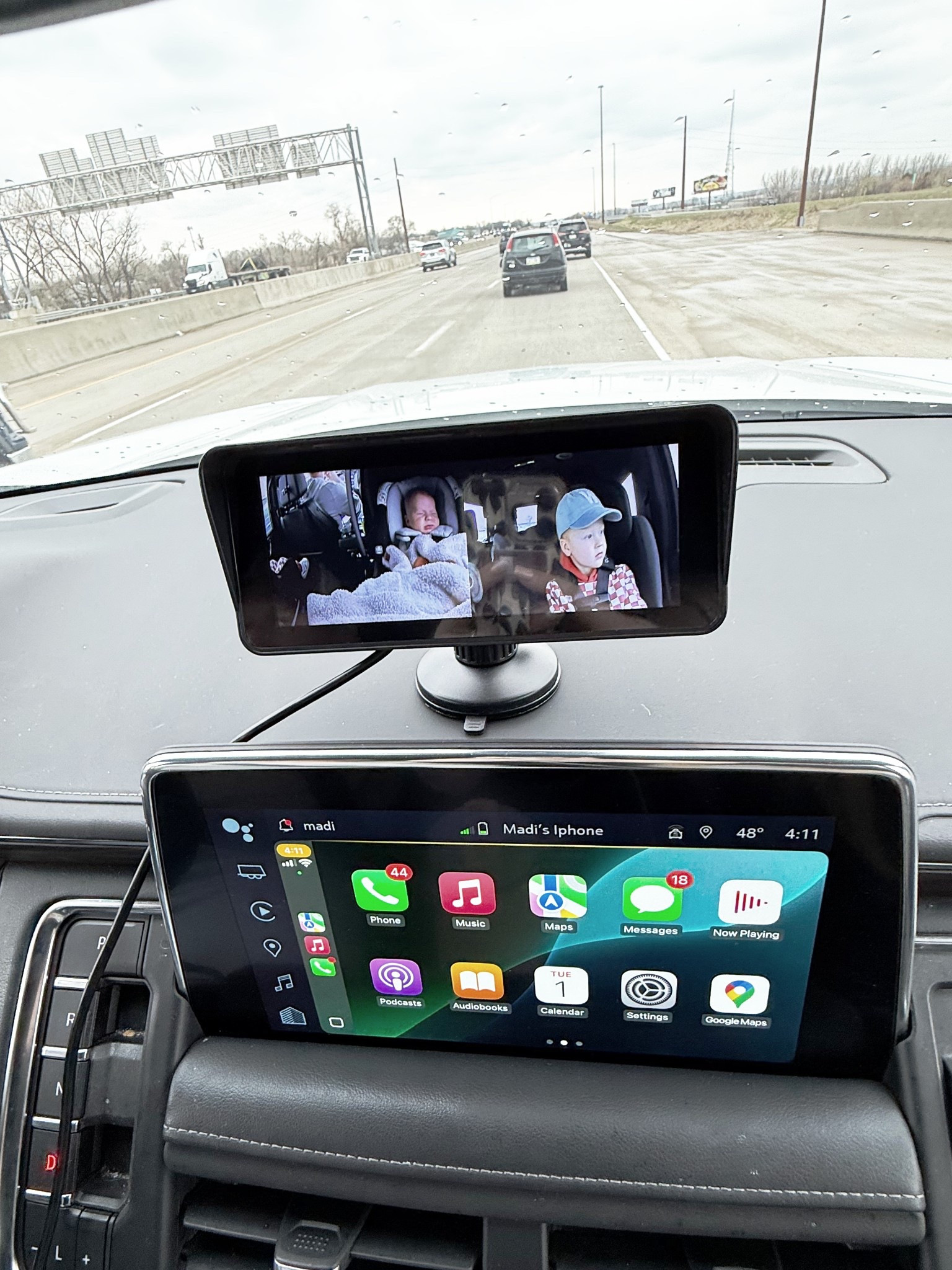 Car monitor. Baby carrier monitor. Car accessories. Mom car. Mom car must haves. Family road trip. 

#LTKTravel #LTKBaby #LTKKids