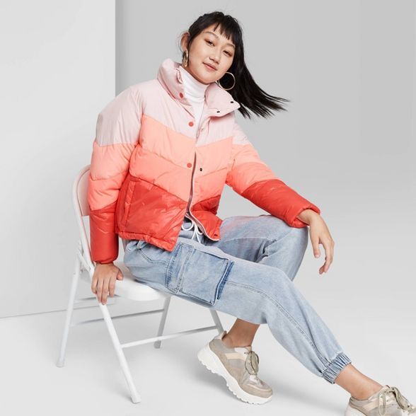 Women's Cropped Retro Puffer Jacket - Wild Fable™ | Target