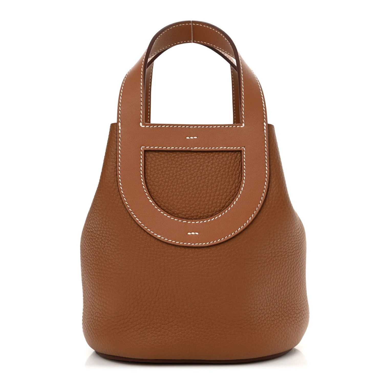 Taurillon Clemence Swift In-The-Loop 18 Bag Gold | FASHIONPHILE (US)