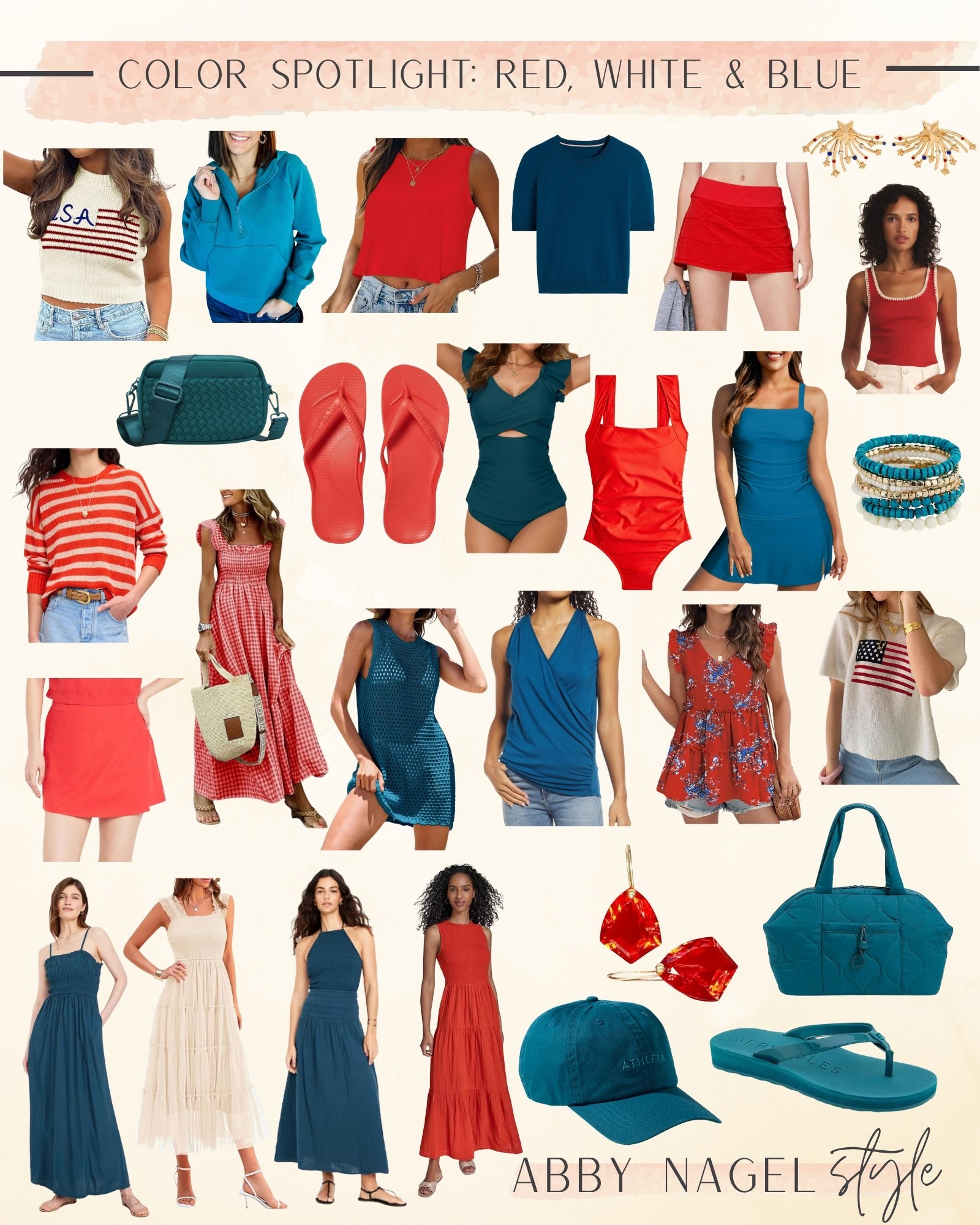 4th of July Inspiration 🇺🇸 

#LTKSeasonal #LTKFindsUnder100 #LTKFindsUnder50