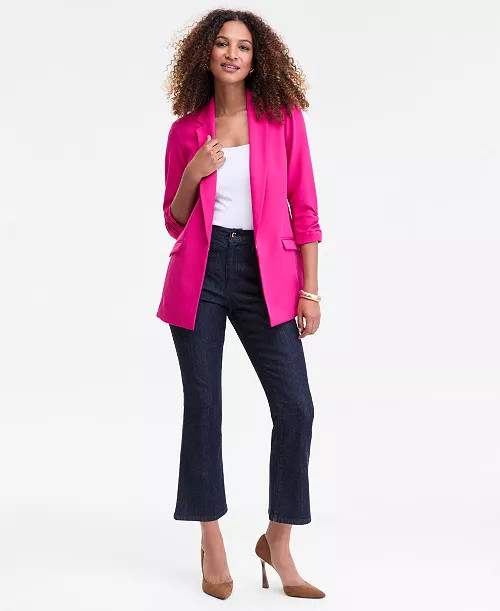 I.N.C. International Concepts Women's Menswear Blazer, Created for Macy's - Macy's | Macy's