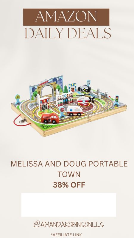 Amazon Daily Deals
Melissa and Doug On the go town 

#LTKSaleAlert #LTKKids