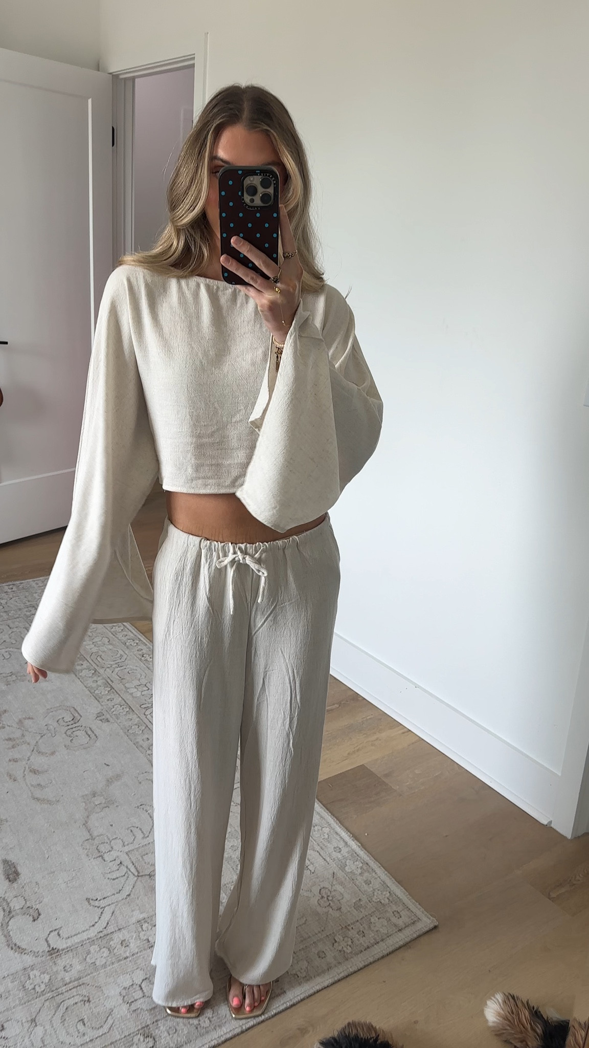 @12th Tribe size xs my code is SLOANEFES10. Who said neutrals had to be boring? Anything but basic, the Clear Breeze Natural Linen Top is giving rich girl energy with an effortlessly elegant natural linen material and long bell sleeves. Chic on it’s own and even better with the matching Clear Breeze Natural Linen Pants, these breathable beauties are made for your next escape. 

#LTKSeasonal #LTKSwim #LTKootd