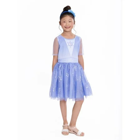 Disney Girls Elsa Cosplay Dress Sizes 4-16 | Walmart (US)