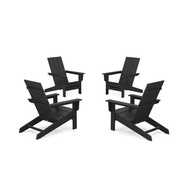 POLYWOOD x AllModern Outdoor Adirondack Chair (Set of 4) | Wayfair North America