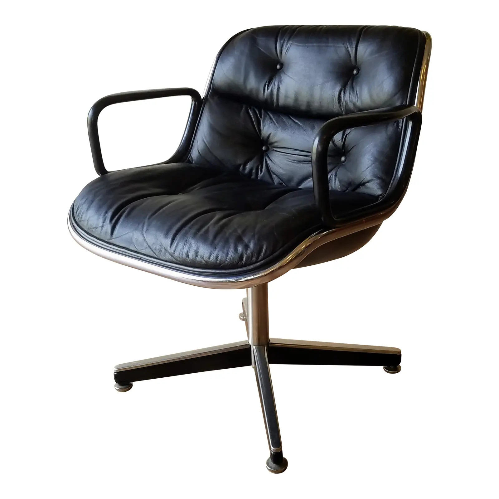 1969 Charles Pollock Executive Chair for Knoll | Chairish