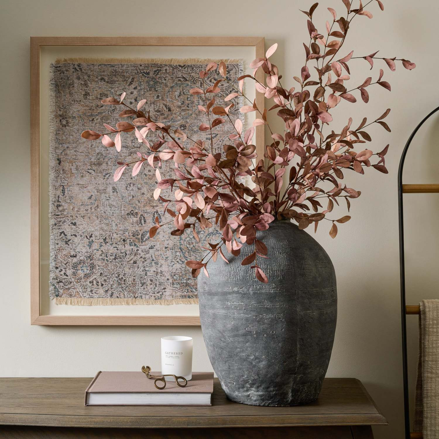Rustic Concrete Oversized Vase | Magnolia