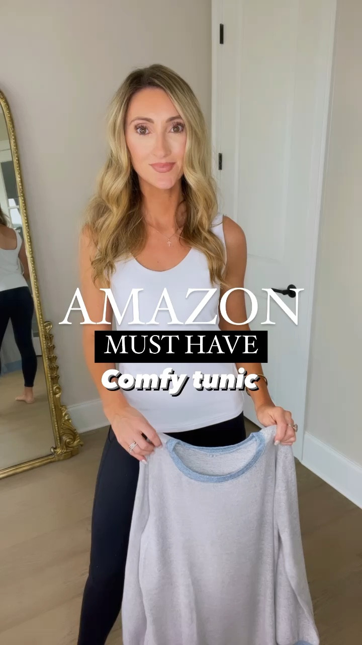 Another great comfy leggings outfit. Casual. Legging friendly. Errands. Travel look. Travel outfit. Mom style. Amazon

#LTKfindsunder50 #LTKstyletip #LTKshoecrush