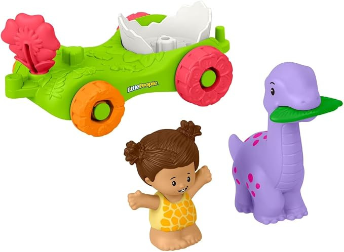 Little People Dinosaur Parade: Toddler-Friendly Egg Car & Figure Set, Fisher-Price | Amazon (US)
