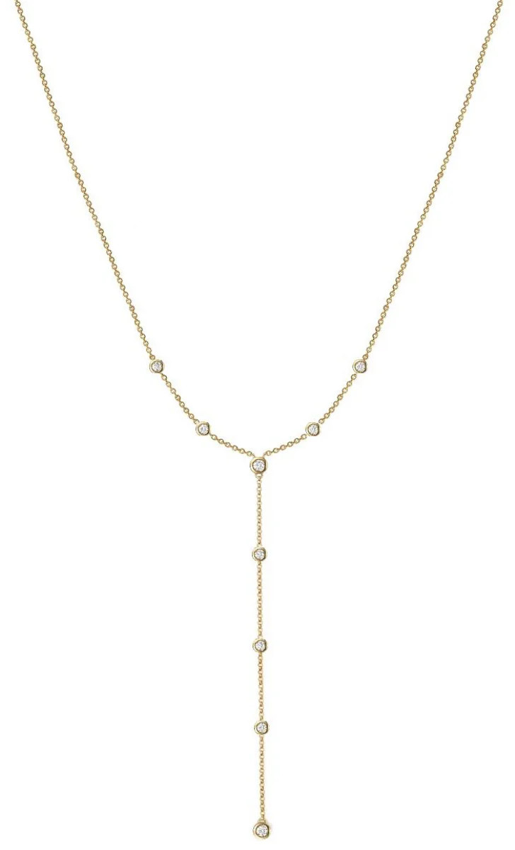 diamond station lariat necklace | Diamond Aupair