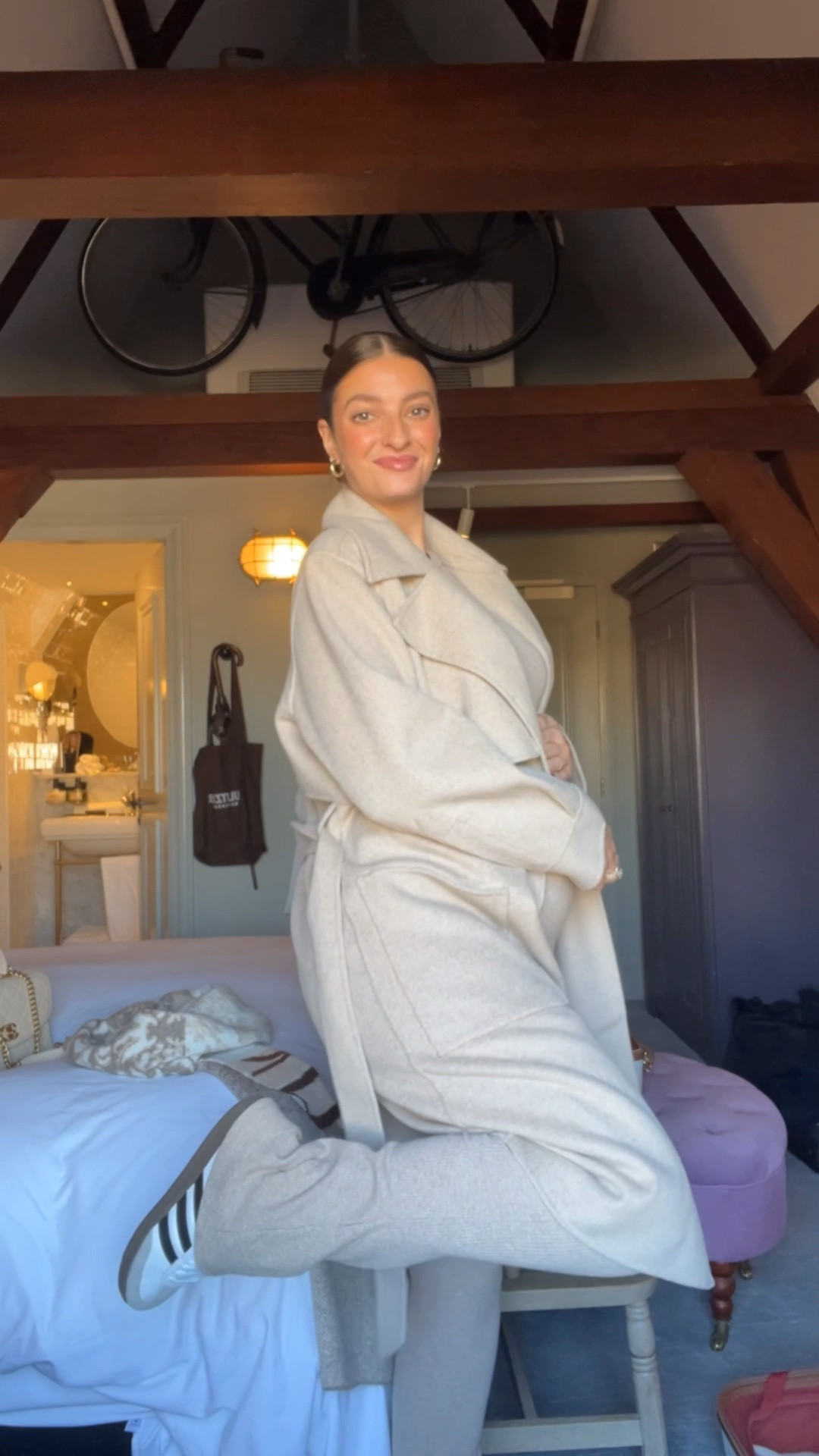 Day 2 Amsterdam look! Still living in this H&M set - this was a perfect outfit to keep me warm, yet comfortable and I walked 20k steps in the Adidas Sambas today with no issues 👏🏻 

#LTKStyleTip #LTKFindsUnder100 #LTKBump