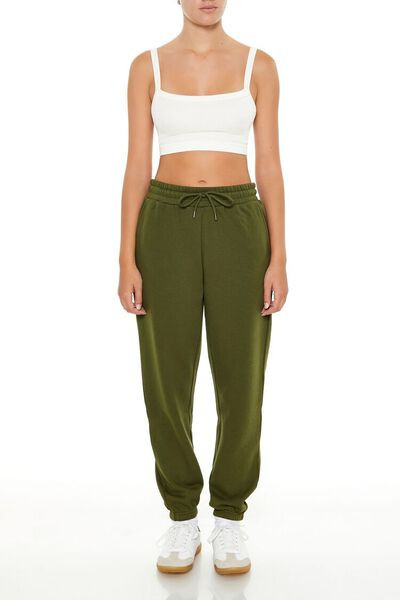 Fleece Drawstring Joggers | Forever 21