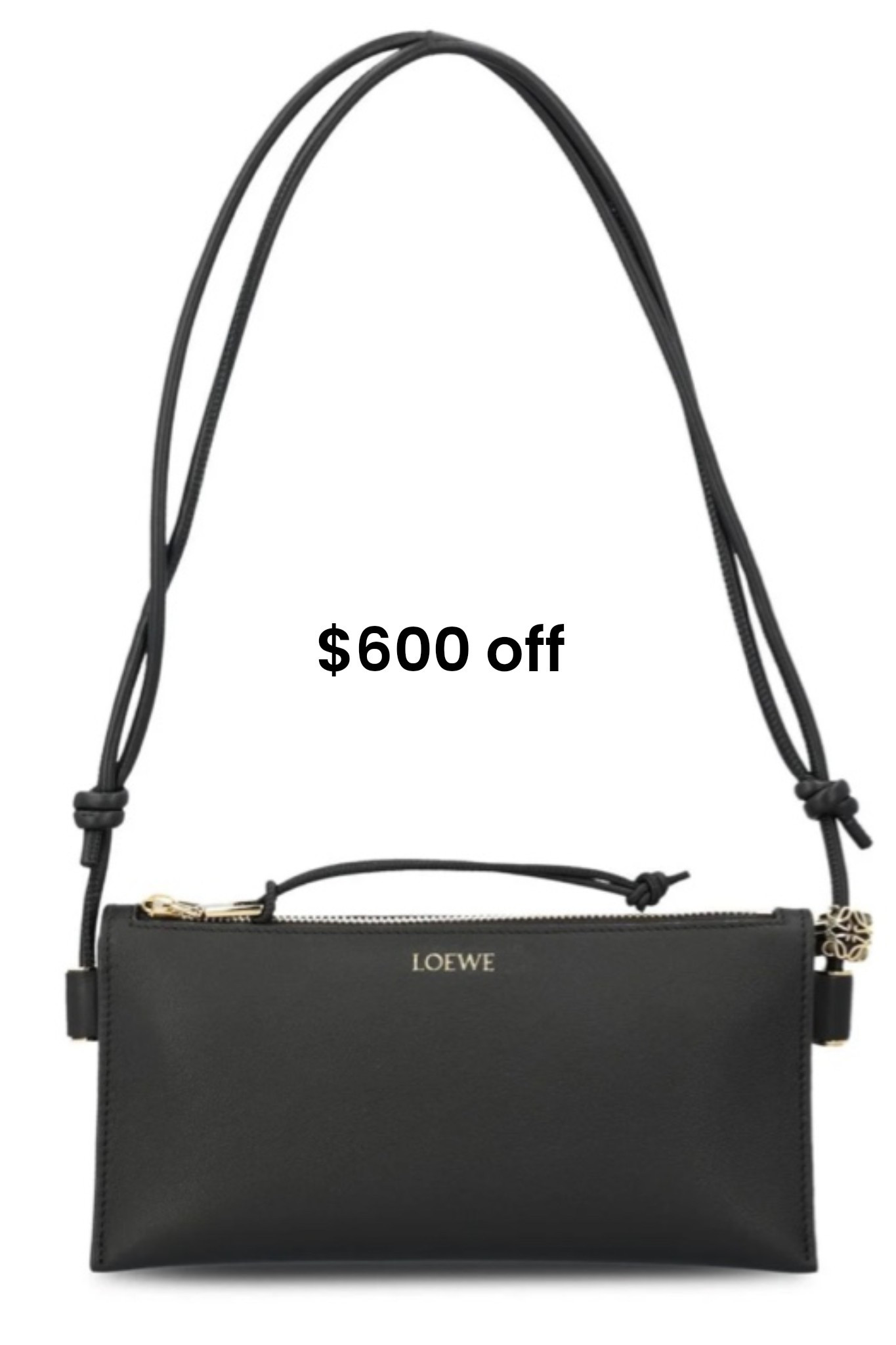 LOEWE JOYA POUCH BLACK