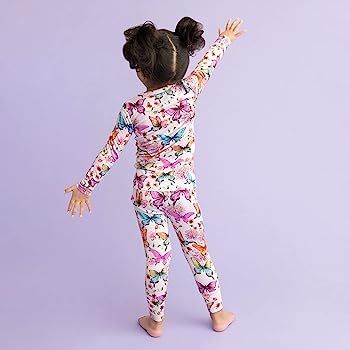 Posh Peanut Pajamas Set - Kids Two Piece Girls PJ - Toddler Sleepers Little Girl Clothes - Soft V... | Amazon (US)