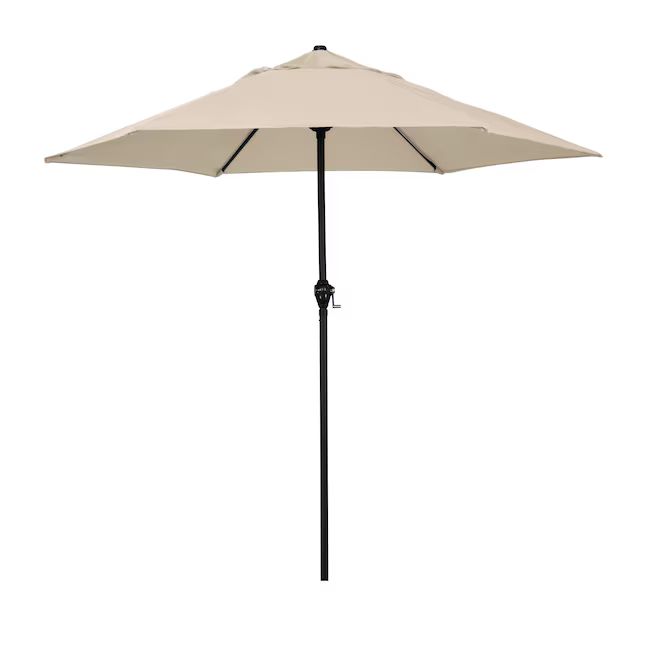 Astella 9-ft Solid Push-button Tilt Market Patio Umbrella | Lowe's