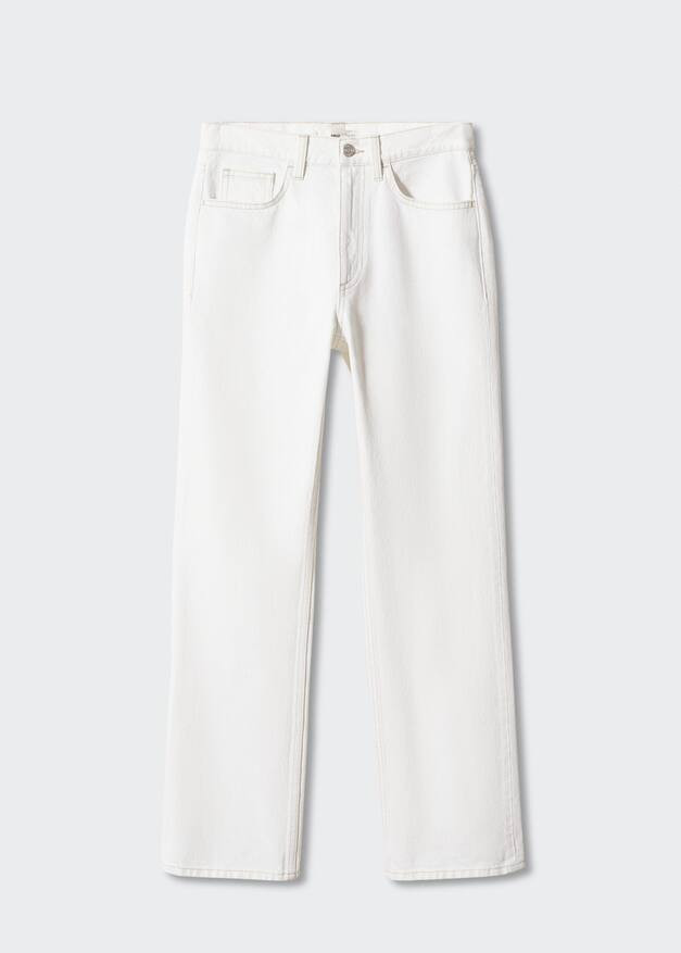 Mid-rise straight jeans -  Women | Mango USA | MANGO (US)