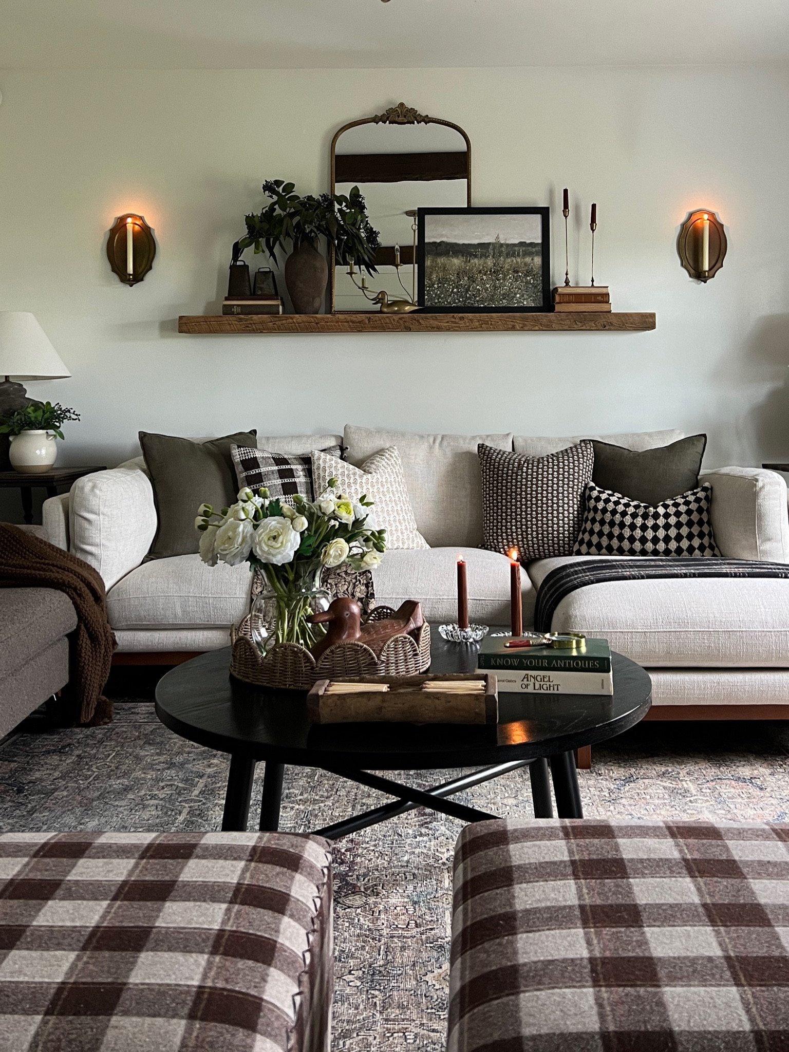 My coffee table has been restocked! It is a beautiful black solid wood from the hearth and hand line at target! It is perfect for small spaces and has a stunning black wood grain finish. So so beautiful! 

#hearthandhand
#ltkhome #targetstyle #target #joanagaines #cozylivingroom #coffeetable #roundcoffeetable #LTKtarget
