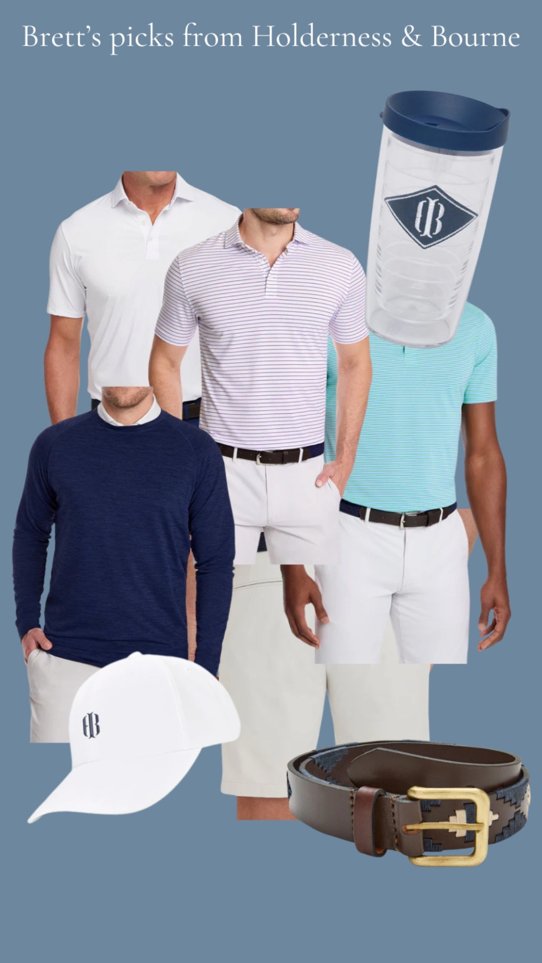 Father’s Day is almost here and Brett carefully selected some of his favorite pieces from Holderness and Bourne. Brett says they run TTS and the best fitting shirt he has worn! 