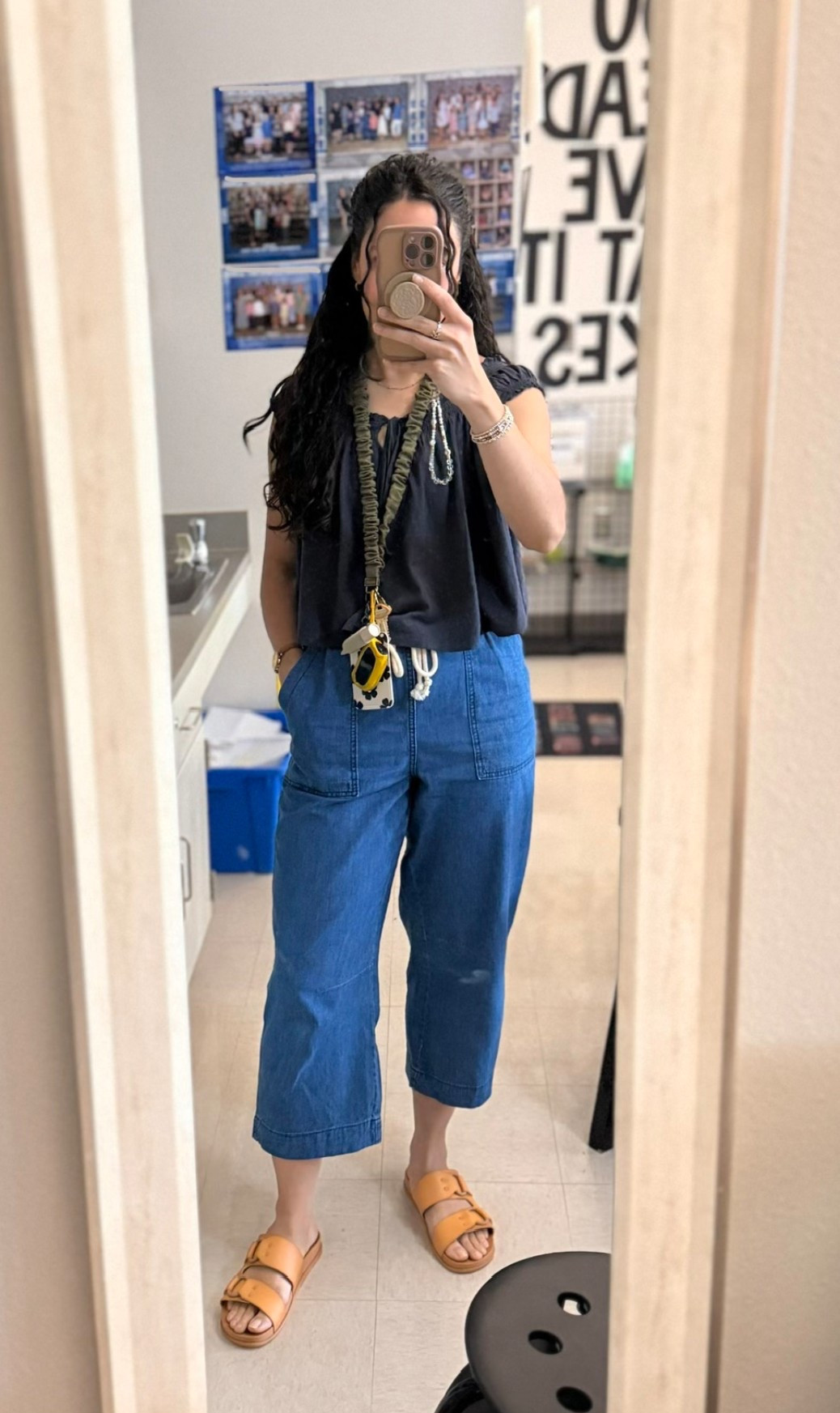 Warmer weather means blouses are back! Got this one in XS since it’s so flowy. The pants are so comfy but part of me wishes I got them in “tall” so they’re a tad bit longer. I’m sure once it gets hot outside I’ll feel differently 🤪 gotta love an all cotton outfit! @gapstyle 

Old Navy, teacher style, natural fiber clothing

#LTKSaleAlert #LTKWorkwear #LTKootd
