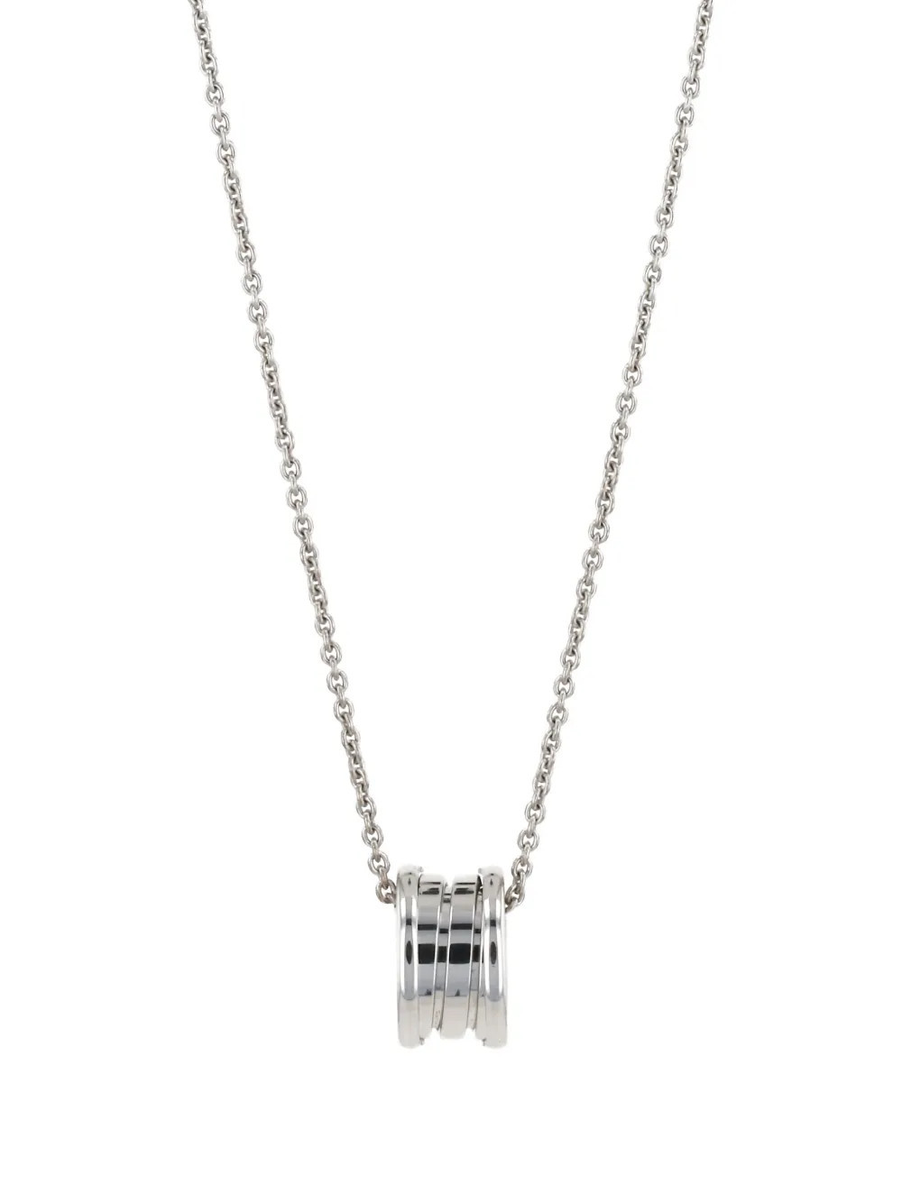 Bvlgari Pre-Owned 2010's B.Zero1 spiral white gold necklace - Silver | Farfetch Global