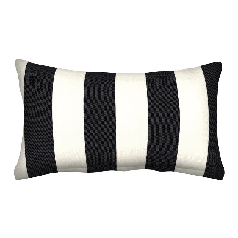 Striped Indoor/Outdoor Reversible Throw Pillow | Wayfair North America