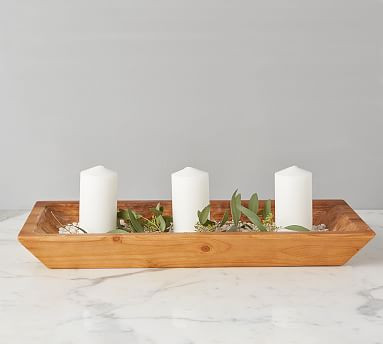 Reclaimed Wood Dough Bowl | Pottery Barn (US)