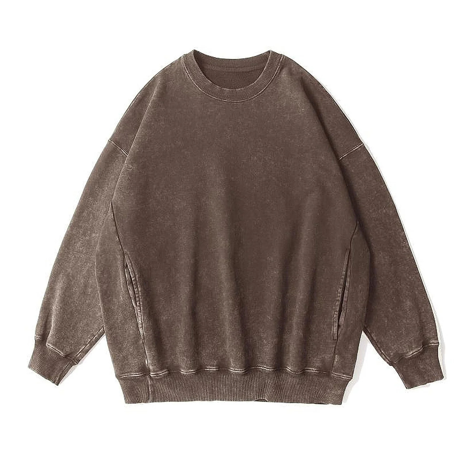 LILIYA Womens Oversized Hoodless Sweatshirt Casual Crewneck Sweatshirt Loose Fit Baggy Basic Hoodies Pullover Streetwear - Walmart.com | Walmart (US)