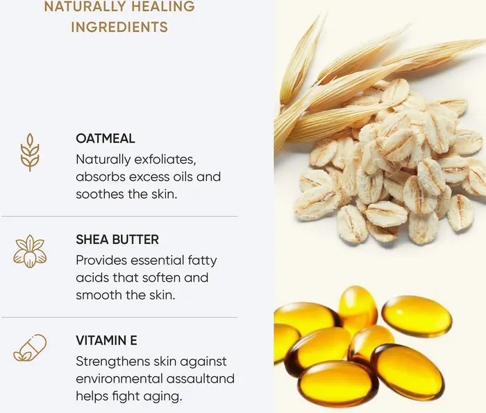 2-Pack Oatmeal Shea Cleansing Bar Soap | Nordstrom