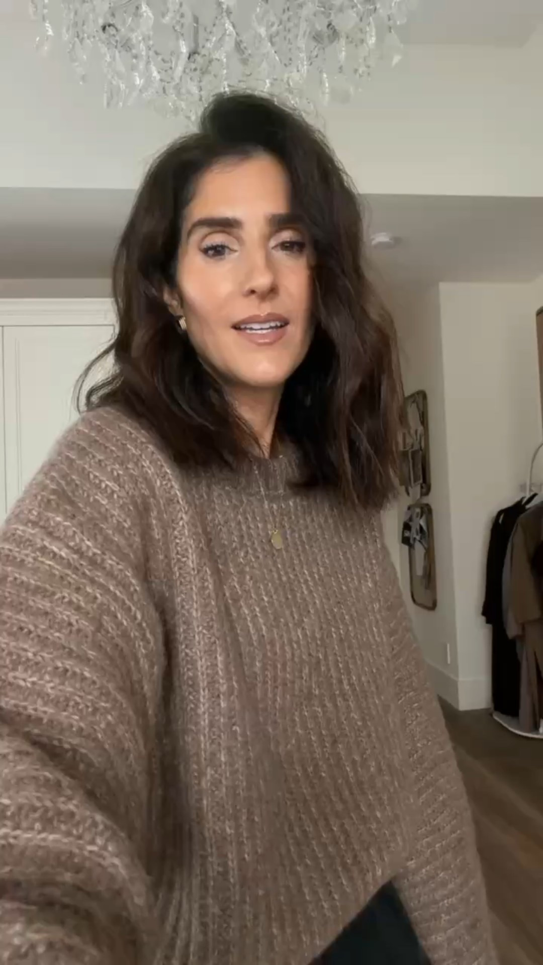 I’m loving this beautiful new sweater! It is so soft, has ribbing, the color is beautiful  and not itchy at all. I’m just shy of 5-7” wearing the size small #stylinbyaylin #nordstrom #sweater #cozy #amazonfind #earrings 

#LTKHoliday #LTKootd #LTKgrwm