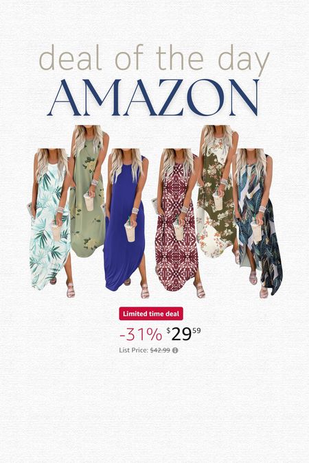 Amazon deal of the day on these flowy dresses!