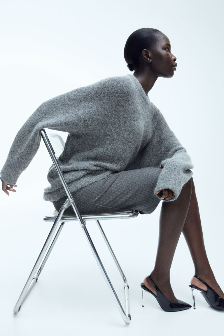 Oversized alpaca-blend jumper | H&M (UK, MY, IN, SG, PH, TW, HK)