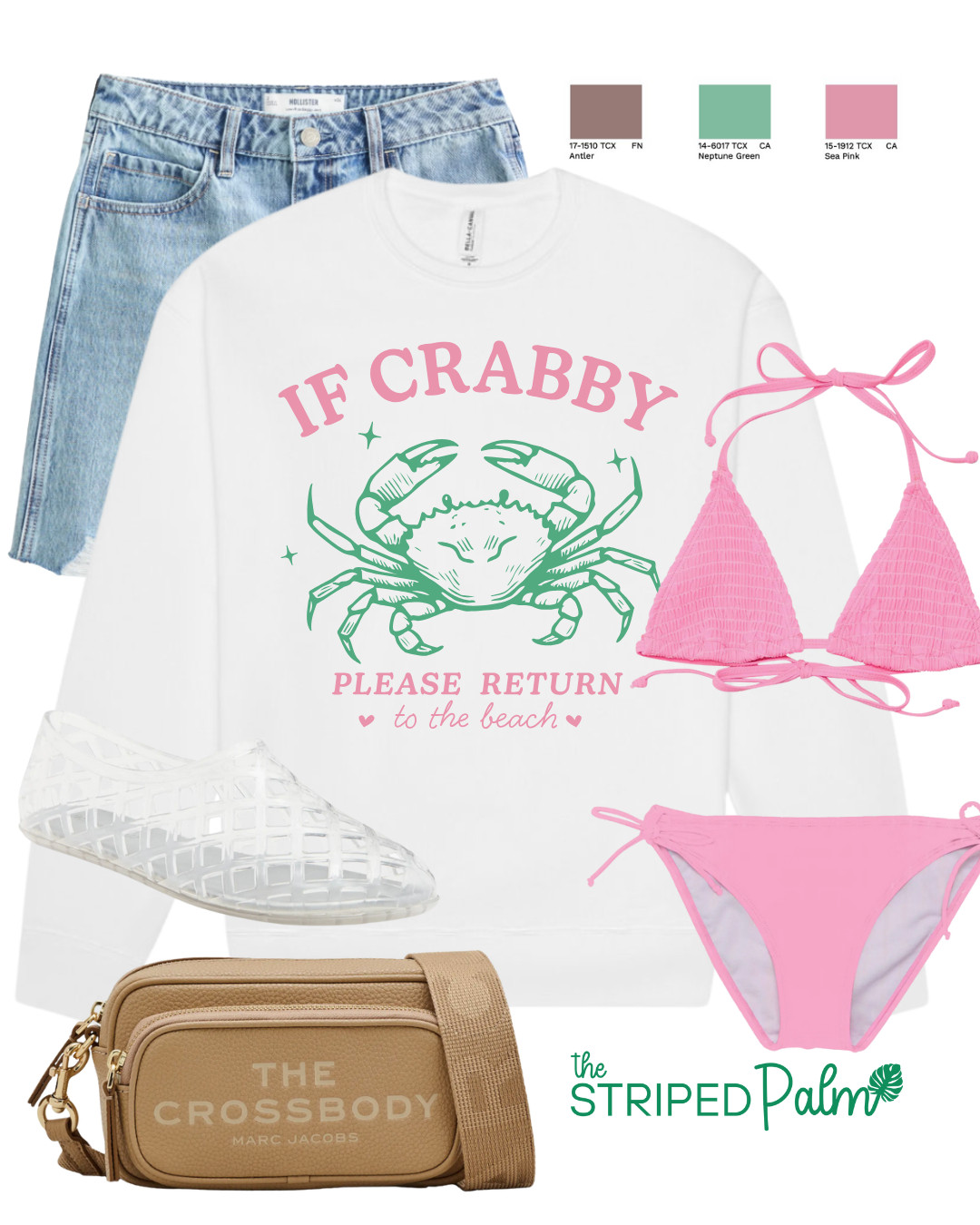 Crabby? Same. Send me seaside 🦀🌊
This if crabby, please return to the beach sweatshirt is the ultimate mood for tired mermaids and beach dreamers alike. With playful pastel prints on cozy cotton, it's equal parts salty and sweet.

Perfect for early mornings, post-sunset strolls, or any moment you’d rather be oceanside with sand between your toes. 

 

#LTKSummerEdit #LTKSeasonal #LTKSwim