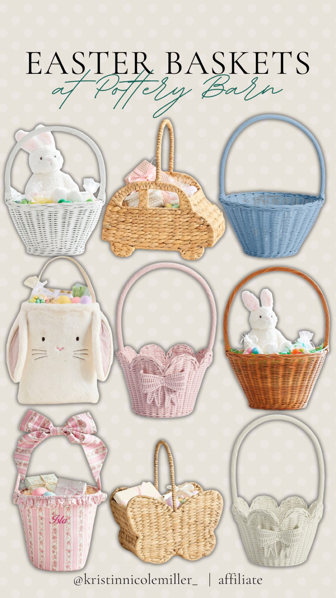 So many cute Easter baskets at Pottery Barn!! 🐰🎀 

Seasonal, just dropped, mom finds, favorites, traditional, pink, blue, neutral, white, bunny, fun, new, kids, family, Easter egg hunt 

#LTKBaby #LTKKids #LTKSeasonal