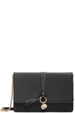 Black Alphabet Clutch Bag | SSENSE