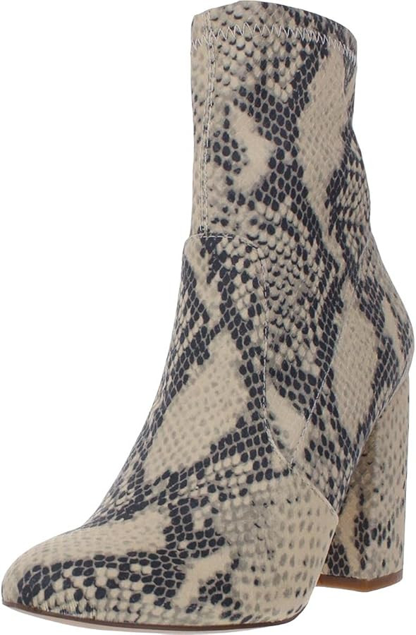 Steve Madden Womens Reggie Faux Suede Block Heel Ankle Boots | Amazon (US)