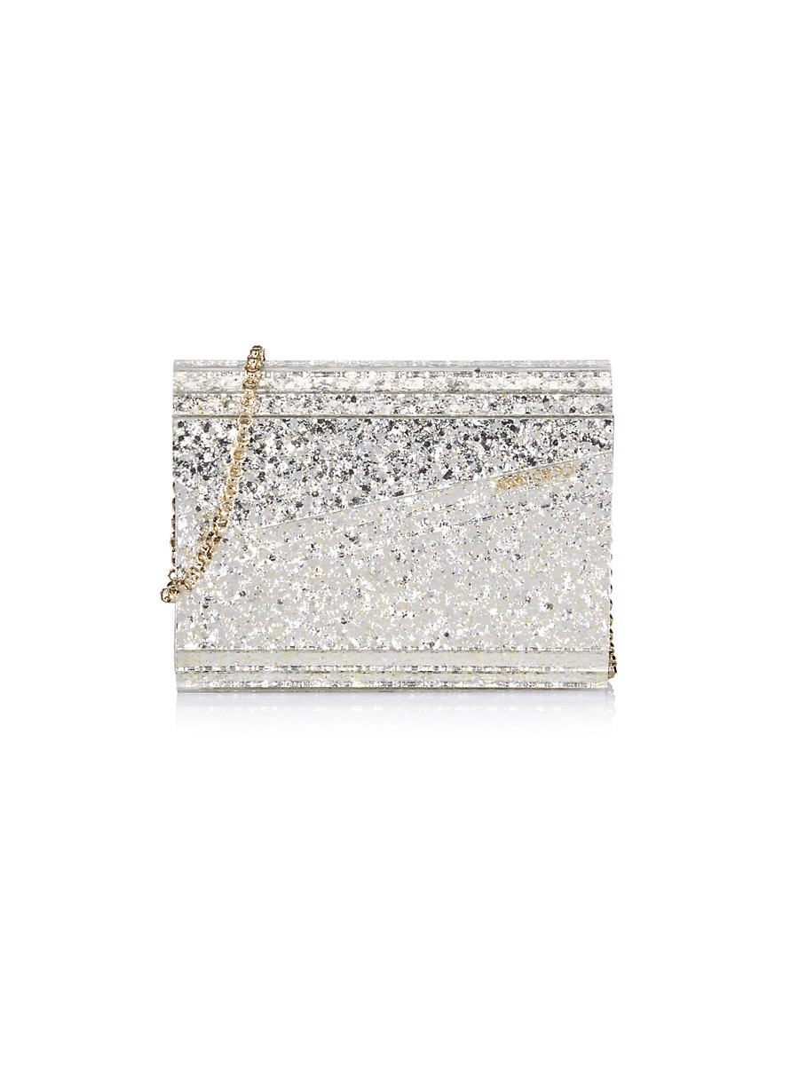 Women's Coarse Glitter Candy Chain Wallet - Champagne | Saks Fifth Avenue