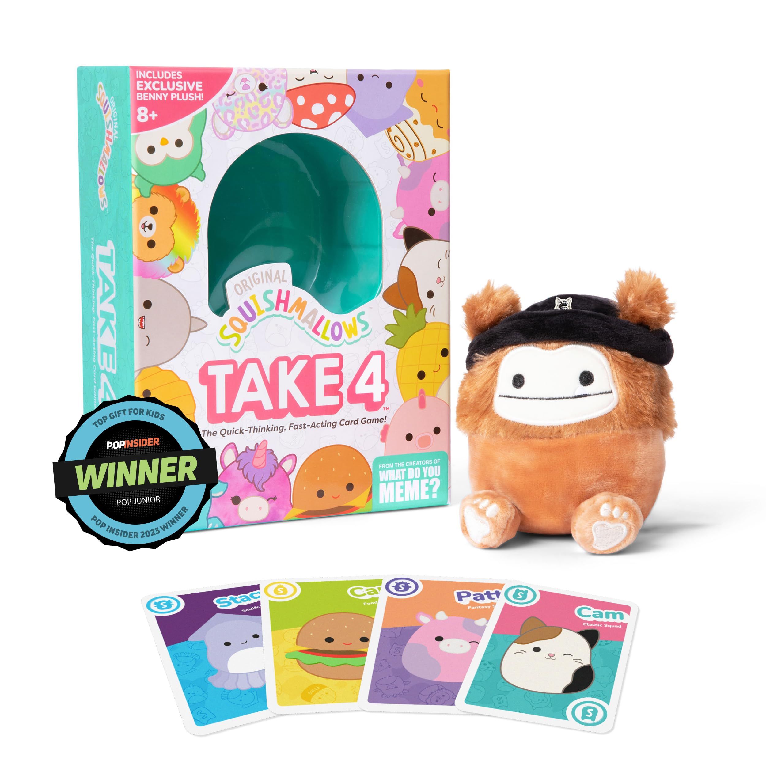 Squishmallows Take4: The Fast-Paced Family Game by The Creators of What Do You Meme?®, Easter Ba... | Amazon (US)