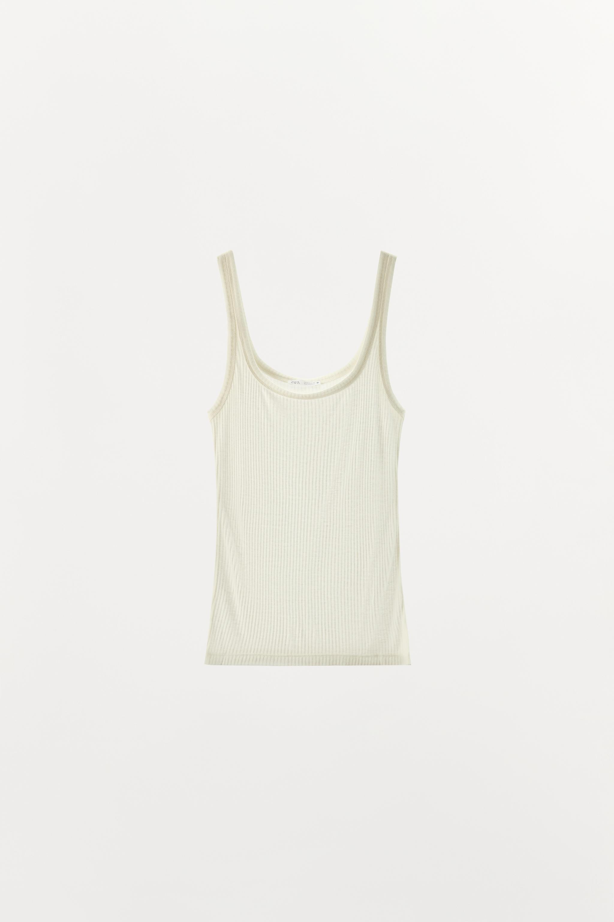 WOOL-BLEND TANK TOP | Zara US