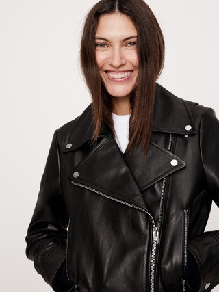 Leather Moto Jacket | Banana Republic (US)